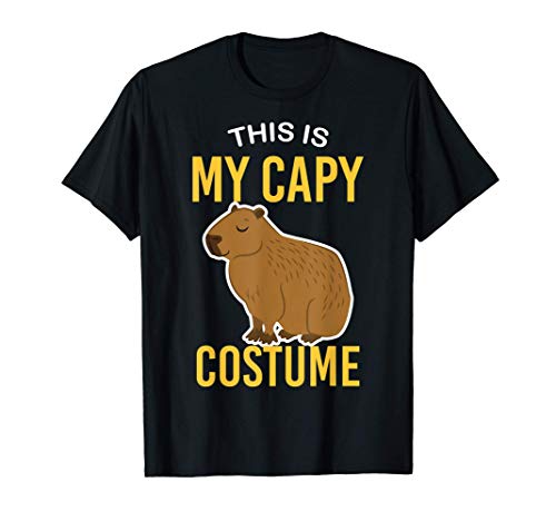This Is My Capy Costume - Lazy Capybara Halloween Outfit Camiseta