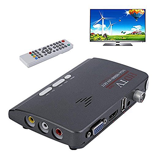 Nadalan HD 1080P VGA DVB-T / T2 AV alla custodia TV VGA con soporte HDMI MPEG4 VGA HDMI