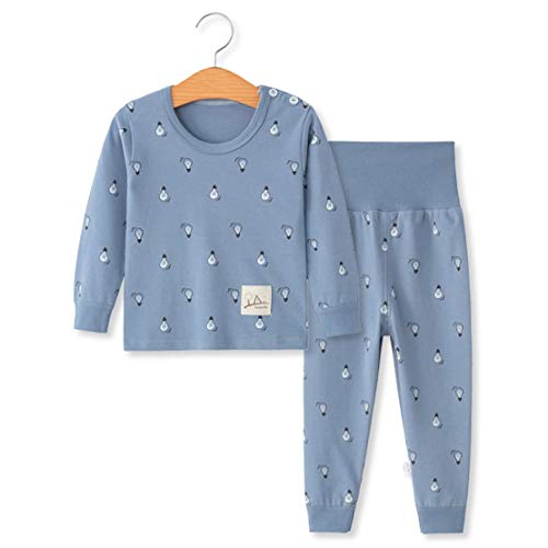 100% algodón Baby Boys Pijamas Set Ropa de Dormir de Manga Larga (6M-5 Años) (Tag70 (4-5 años), Patrón 7(Cintura Alta))