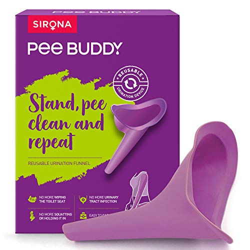 PeeBuddy Reusable Portable Female Urination Device for Women - 1 Unit - Perfect for Travel, Outdoor Activities Including Camping, Hiking and Festivals