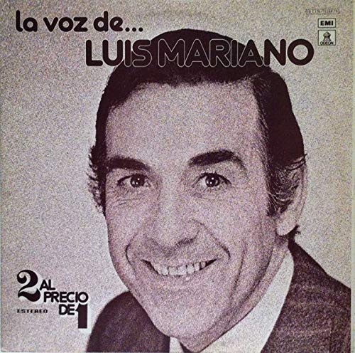 La Voz De... Luis Mariano VINILO 2 LP'S EMI-Odeon, S.A. 176-15388/9