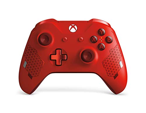 Microsoft - Mando inalámbrico deportivo, Sport Red [Edición Especial] (Xbox One)
