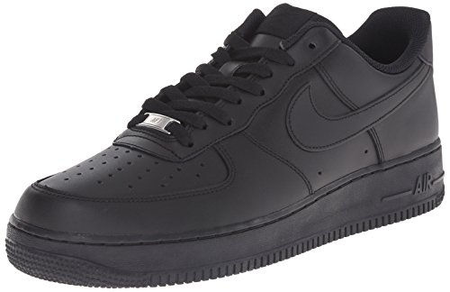 Nike Air Force 1 '07, Zapatillas de Deporte Hombre, Negro (Black/Black), 42.5 EU
