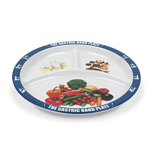 The Gastric Band Plate - Plato para control de porciones para pérdida de peso, paquete individual