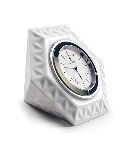 LLADRÓ Reloj Frame Hexagonal Clock. Reloj de Porcelana.