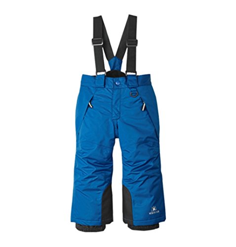 Pantalones de Esquí para Niños Pantalones de Babero Traje de Nieve Impermeable para Deportes de Invierno