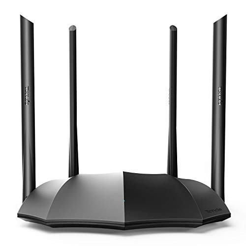 Tenda AC8 Gigabit Dual Band Smart Router (AC1200, Supports up to 1000 Mbps Bandwidth Access, IPV6, Mu-MiMo, WPS, VPN)