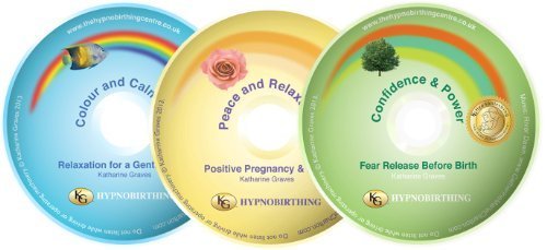 3 CD Prenatal hypnobirthing Relajación Colección