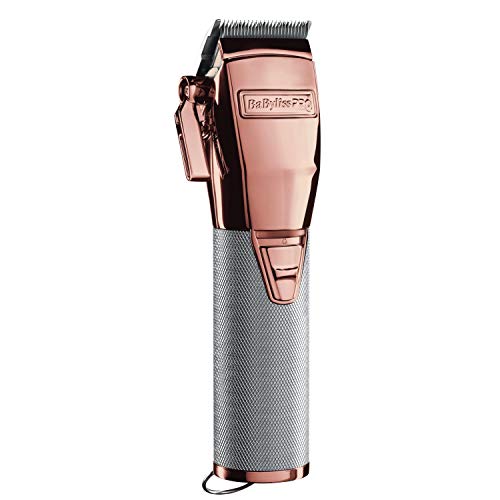 Babyliss Pro - Maquinilla recortadora para el cabello FX-8700 Barber Clipper, color oro rosa, 1500 g