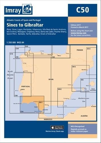Imray Chart: Sines to Gibraltar (C Series)