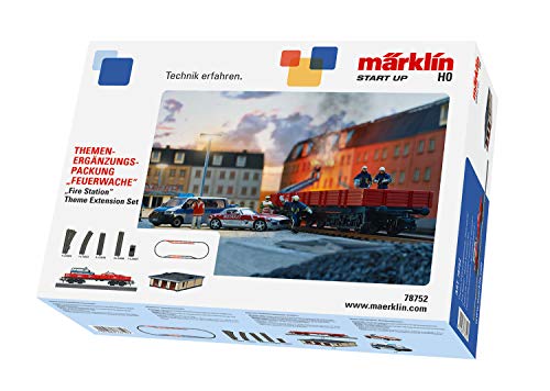 Märklin "Fire Station Theme Extension Set HO (1:87) Modelo de ferrocarril y Tren - Modelos de ferrocarriles y Trenes (HO (1:87), 6 año(s), 12 Pieza(s), Multicolor)
