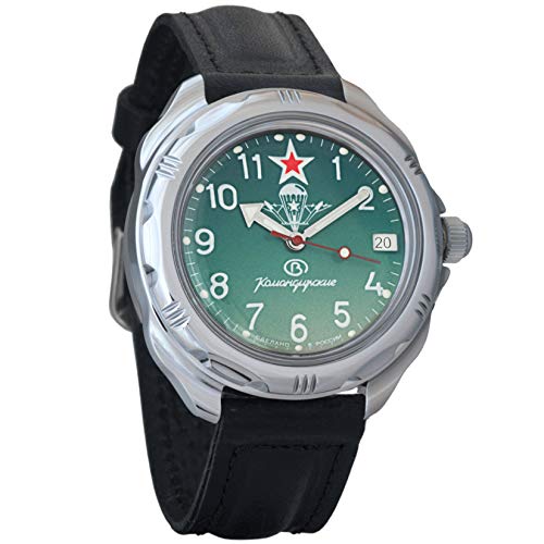 Vostok Komandirskie Militar Ruso mecánico reloj de pulsera para hombre 2414/211307