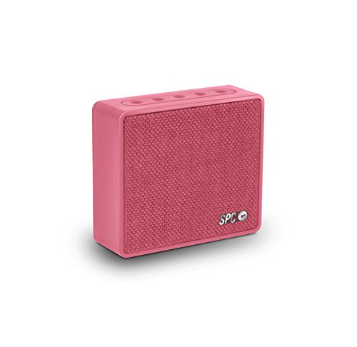 SPC One Speaker rosa con acabado en tela y 4 watios de potencia
