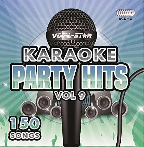 Karaoke Party Hits Vol 9 CDG CD+G Disc Set - 150 Songs on 8 Discs Including The Best Ever Karaoke Tracks Of All Time (Grease ,Cher, Lady Gaga, Sam Smith, Oasis & much more