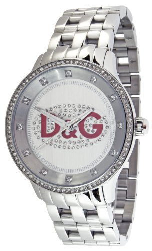 D&G DW0144 - Reloj de Señora Movimiento de Cuarzo con Brazalete metálico Plata