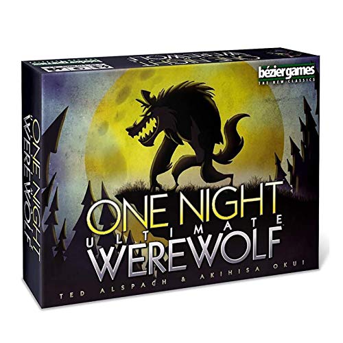 QLWLQL One Night Ultimate Werewolf Versión En Inglés Juegos De Mesa Tarjetas Juego De Fiesta - 3 A 10 Jugadores