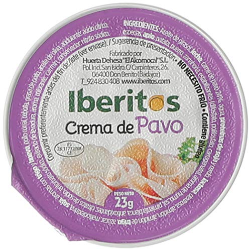 Iberitos - 18 Monodosis de Crema de Pavo - 23 gr