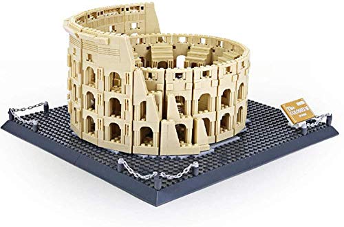 1758 piezas Rome The Colosseum Building Model Kit,3D Jigsaw Puzzles para niños, adultos, mundialmente famoso,construcción infantil, construcción infantil, juguetes educativos de bricolaje, regalos