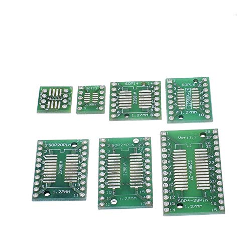 AKDSteel PCB Board Kit SMD konvertiert zu Dip SOP MSOP SSOP TSSOP SOT23 8 10 14 16 20 24 28 SMT konvertiert zu Dip Teile Zubehör