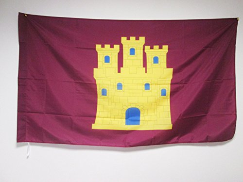 AZ FLAG Bandera de Castilla INDEPENDENTISTA 150x90cm para Palo - Bandera CASTELLANA NACIONALISTA 90 x 150 cm