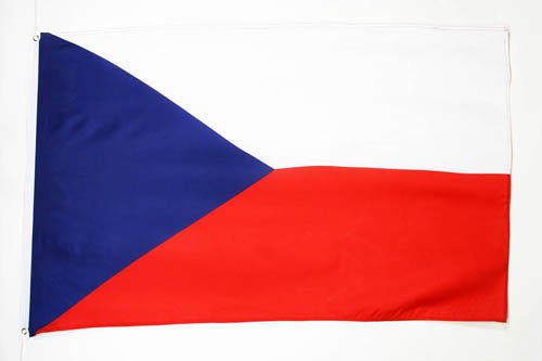 AZ FLAG Bandera de la REPÚBLICA Checa 90x60cm - Bandera Checa 60 x 90 cm poliéster Ligero