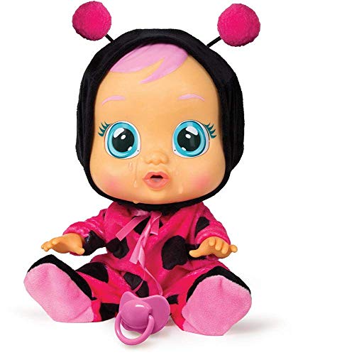 Bebés Llorones - Muñeca Interactiva que llora de verdad con chupete y pijama de Mariquita - IMC Toys