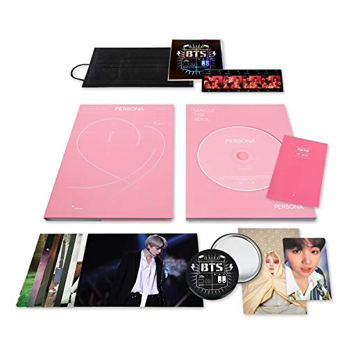 BTS Album - MAP OF SOUL : PERSONA [ 4 Ver. ] CD + Photobook + Mini Book + Photocard + Postcard + Photo Flim + OFFICIAL POSTER + FREE GIFT