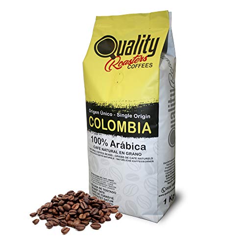 ☕ Café en grano natural. 100% Arabica. Origen único Colombia, 1kg. Tostado artesanal.