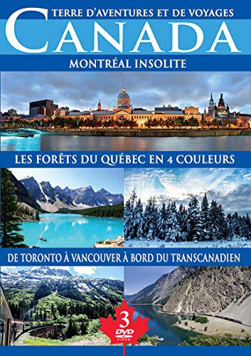 Canada : Montréal insolite + Les forêts du Québec en 4 couleurs + De Toronto à Vancouver à bord du Transcanadien [Francia] [DVD]