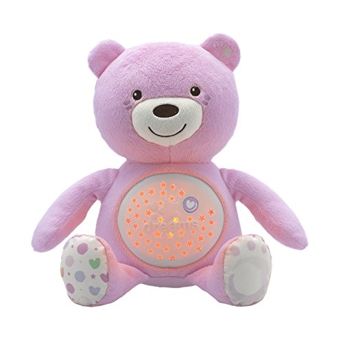 Chicco- Baby Bear Big & Small Osito Proyector, Color Rosa (8015100000)