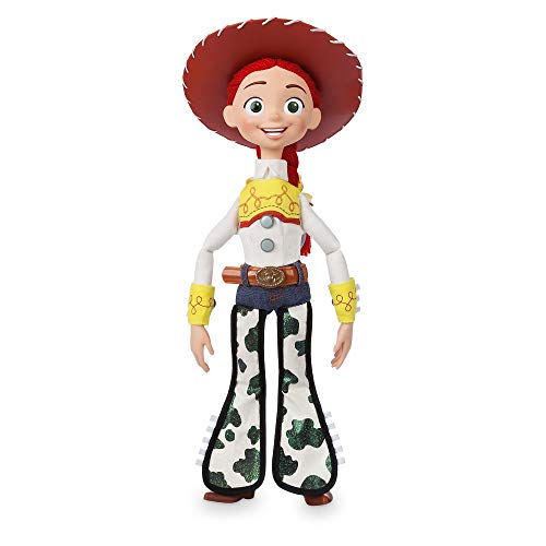 Disney Tienda Oficial Toy Story 4 Deluxe Talking Jessie Doll Toy Detector ( INGLÉS Hablando )