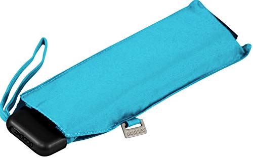 doppler Paraguas de bolsillo Carbonsteel Slim Uni – Formato manejable – Ligero – 22 cm, azul (Azul) - .