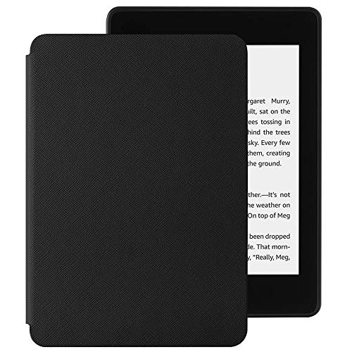 EasyAcc Funda para Nuevo Kindle Paperwhite 2018 Ligera con Función de Auto-Sueño/Estela para Kindle Paperwhite 2018 de 10ª generación, Negro