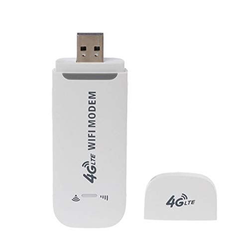 Fengshengli 4G LTE USB Módem 150 Mbps, Adaptador de Tarjeta de Red inalámbrica USB de 150 Mbps Router WiFi Hotspot para PC portátil de Escritorio