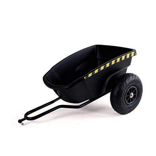 Ferbedo F030110 - Remolque (Carro para gokart con Pedales, niños a Partir de 3 años, Capacidad de Carga de 10 kg, 84 x 54 x 34 cm, neumáticos de Aire)