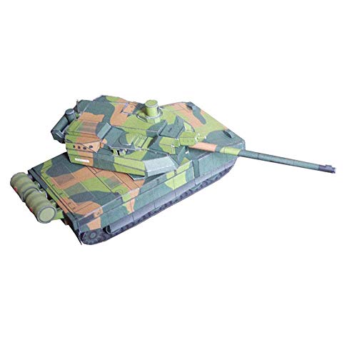 FFCVTDXIA Tanque Military Paper Puzzle Model Toys, 1/25 ScaleFrench Leclerc MBT Kit's Toys Kits and Gifts, 9.1Inchx3.1 Pulgadas zhihao