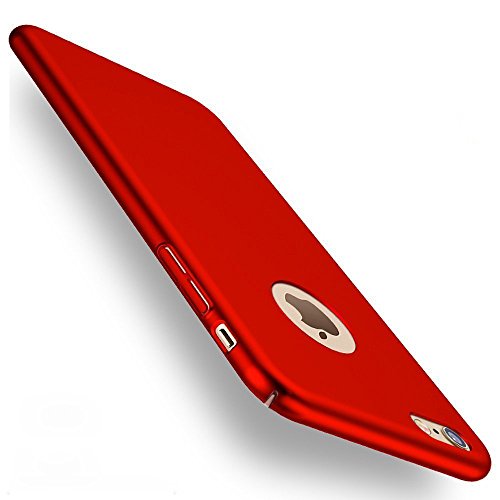 Funda iPhone 6/6s, Joyguard iPhone 6/6s Carcasa [Ultra-Delgado] [Ligera] Anti-rasguños Estuche para Case iPhone 6/6s - 4.7pulgada - Rojo