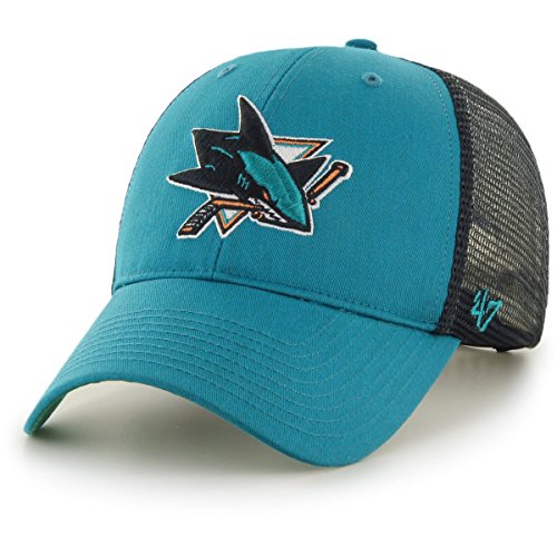 Gorra trucker verde de San Jose Sharks NHL MVP Branson de 47 Brand - Verde, U