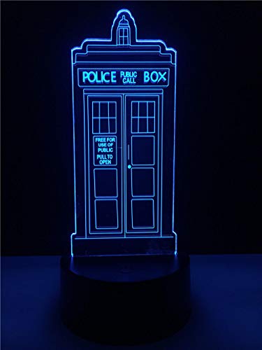 Luces led 2020 Oficial de policía forma cable de iluminación decorativa 3D LED USB hogar dormitorio luz de noche lámpara de mesa multicolor amigo regalo para niños DUYAO00