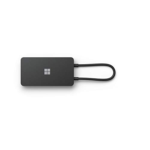 Microsoft SWV-00003- USB-C Travel HUB, Color Negro