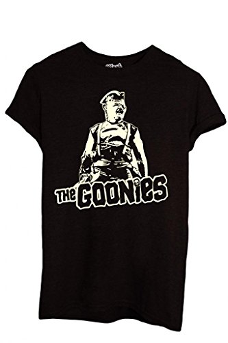 MUSH T-Shirt The Goonies Captain Superslot - Film by Dress Your Style - Hombre-L Negro