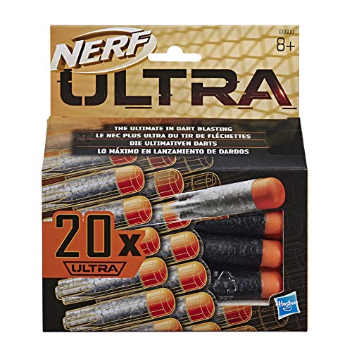 Nerf Pack de 20 dardos para lanzadores Ultra, 4.4 x 15.2 x 17.5 cm (Hasbro E6600EU6)