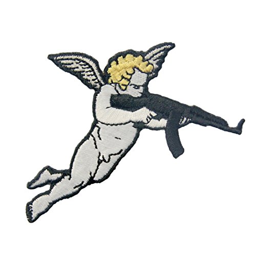 Parche termoadhesivo para la ropa, diseño de Cupido con pistola