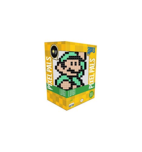 PDP - Lampara de sobremesa Pixel Pals Luigi - Mario Bros (PS4), Multicolor