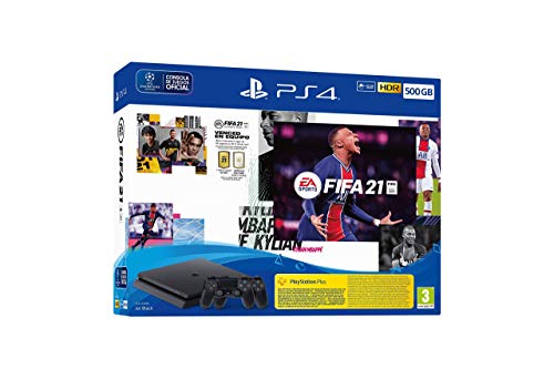 PlayStation 4 - Ps4 500Gb + Ds4 + Fifa 21