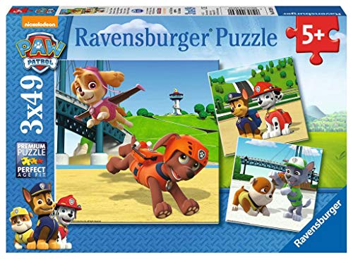 Ravensburger - Puzzle 3 x 49, Paw Patrol B (09239)
