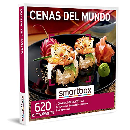 Smartbox - Caja Regalo Amor para Parejas - Cenas del Mundo - Ideas Regalos Originales - 1 Comida o Cena para 2 Personas