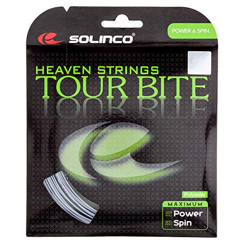 Solinco Tour Cuerdas de picada, Unisex, Tour Bite, Plata