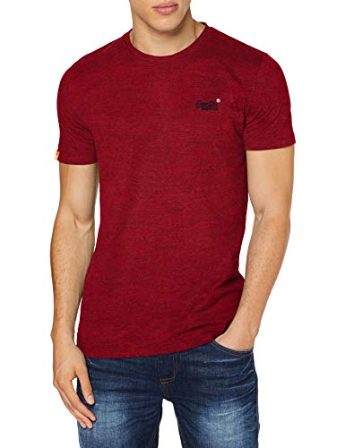 Superdry OL Vintage Embroidery tee Camiseta, Rojo (Desert Red Grit 1so), M para Hombre