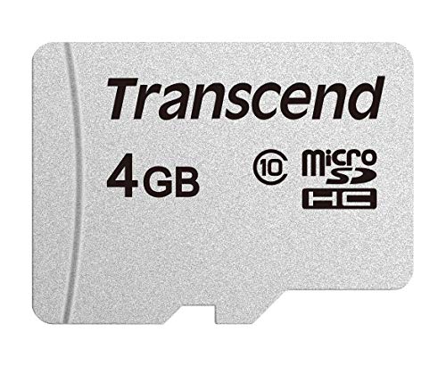 Transcend USD300S Tarjeta microSD de 4GB, Clase 10